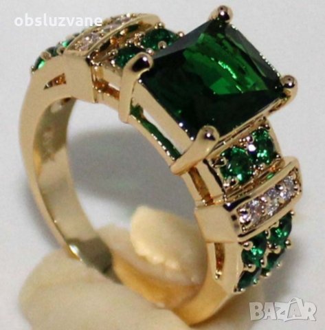 Дамски пръстен злато с изумруди 💥, снимка 4 - Пръстени - 33735552
