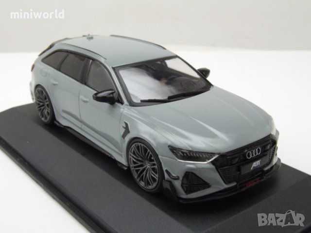 Audi Abt RS6-R Avant Kombi 2022 - мащаб 1:43 на Solido моделът е нов в PVC дисплей-кейс, снимка 15 - Колекции - 42727119