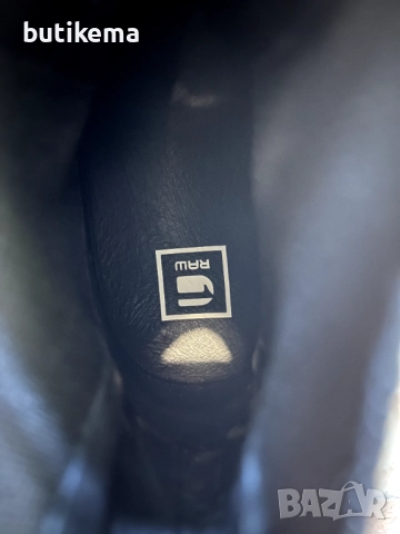 Оригинални мъжки черни боти ботуши обувки G-STAR - размер 43 като нови, снимка 9 - Мъжки боти - 52334367