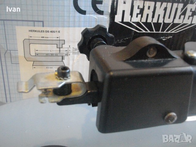 Нов Немски Профи Контурен Трион-Пълен Комплект-HERKULES DS405/1E-120W-127 mm, снимка 6 - Други инструменти - 40143764