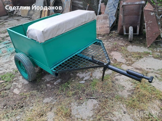 Ремарке за мотофреза, снимка 2 - Градинска техника - 53987229