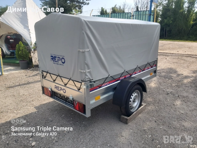 Туристическо ремарке REPO RPP с брезент и шпригли до 750kg., снимка 5 - Ремаркета - 52008531