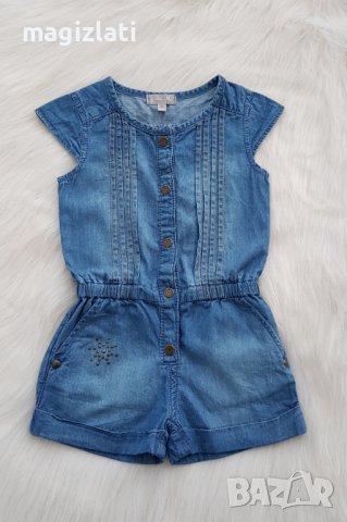 Дънков гащеризон за бебе - размер 6 месеца , снимка 5 - Бебешки гащеризони - 36762805