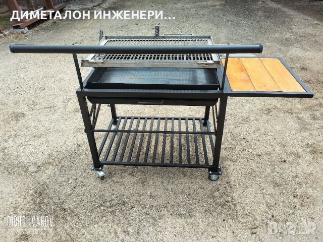 БАРБЕКЮ ВЪРТЯЩА СЕ СКАРА , снимка 3 - Барбекюта - 40654938