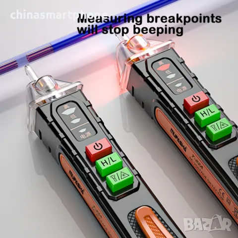 Безконтактен фазомер – тестер за напрежение 5-1000V, снимка 1 - Други инструменти - 47664309
