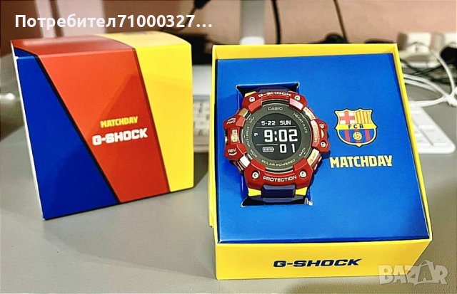 НОВ CASIO SHOCK G-SQUAD FC Barcelona Limited Edition GBD-H1000BAR-4E