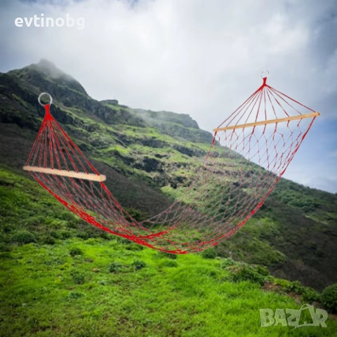 Мрежест Хамак Muhler за Градина и Тераса – Пълен Релакс на открито, снимка 5 - Градински мебели, декорация  - 53908978