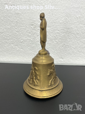 Масивна бронзова камбана / звънец - Наполеон. №5125, снимка 4 - Колекции - 44511279