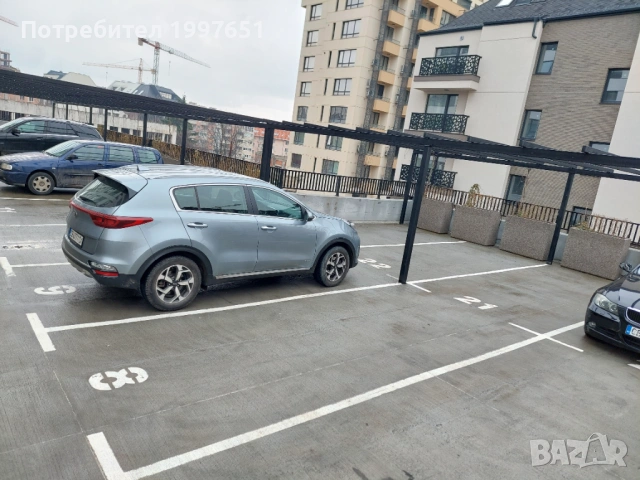 дава под наем двойно надземно паркомясто, снимка 2 - Гаражи и паркоместа - 54031477