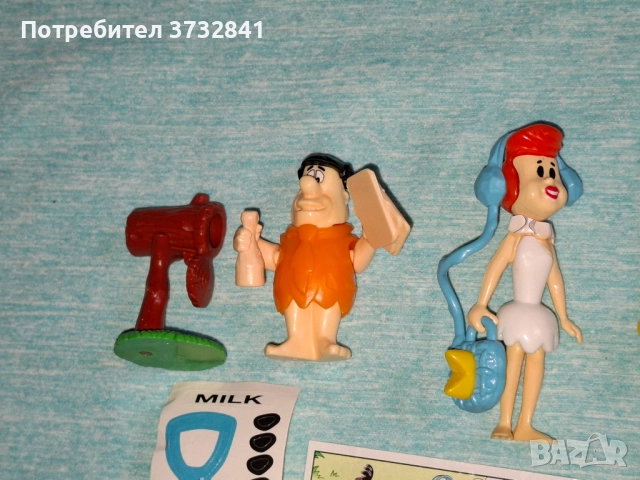 Семейство Флинтстоун редки Киндер фигурки от 2000 година Kinder The Flintstones, снимка 2 - Колекции - 52864336