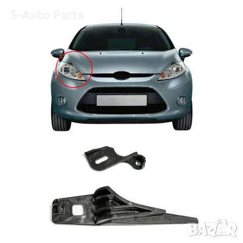 Комплект щипки за захващане на фар за Ford Fiesta MK6 Pre-Face, снимка 3 - Аксесоари и консумативи - 55844521