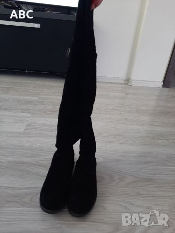 Дамски чизми Tamaris,естествен велур, снимка 4 - Дамски ботуши - 38238989