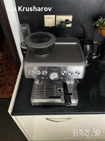 Кафемашина Sage barista Express , снимка 3 - Кафемашини - 54224222