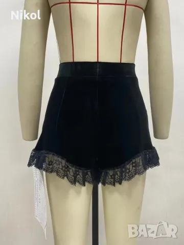 велурени шорти, снимка 4 - Къси панталони и бермуди - 50290120
