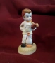 Колекционерска порцеланова фигурка на момче с чадър и гъска., снимка 5