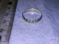 СТАР СТИЛЕН СРЕБЪРЕН ВИНТИДЖ ПРЪСТЕН Тип ХАЛКА СРЕБРО 900 ПРОБА 40202, снимка 6