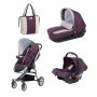 Детска количка + кошче + столче Foppapedretti Tres 3 в 1, снимка 1 - Детски колички - 39315809