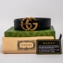 Колан Gucci Snake Double G – черен, 100% естествена кожа, снимка 2