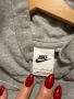 Нов оригинален памучен памук мъжки  суичър сив ватиран 100 % оригинален марков Nike nike Найк , снимка 5