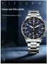 ЛУКСОЗЕН МЪЖКИ ЧАСОВНИК CITIZEN MONTRE HOMME ТЪМНО СИН, снимка 1