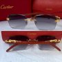 Cartier висок клас слънчеви очила Мъжки Дамски слънчеви с дървени дръжки, снимка 5