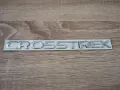 Subaru Crosstrek сребриста емблема надпис, снимка 4