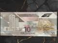 Банкнота - Тринидад и Тобаго - 10 доларa UNC | 2020г, снимка 2