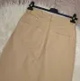 СТРАХОТНИ бежови дънки с висока талия и широк крачол , снимка 4