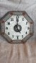 Стенен часовник със седеф и интарзия.Диагонал- 38 см., снимка 1 - Антикварни и старинни предмети - 29150234