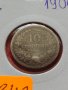 Монета 10 стотинки 1906г. Княжество България за колекция декорация - 24842, снимка 11