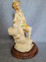 Антикварна Колекционерска Статуетка А.Belcari Каподемонте Италия, снимка 4