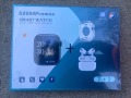 Смарт часовник със слушалки , кейс , различни каишки, снимка 1