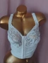  Резервирани Miss Mary 90 D Бял дантелен сутиен/ корсет/, снимка 8