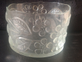 Vintage ART стъклена ваза / купа / бонбониера, снимка 1 - Декорация за дома - 44670733