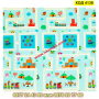 Сгъваемо детско килимче за игра, топлоизолиращо 180x200x1cm - Жираф и Цифри - КОД 4137, снимка 16