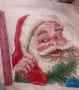 Дядо Коледа - гоблен. Изящен. Ръчна изработка , снимка 1