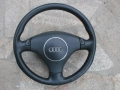 Трилъчев волан Ауди А3,А4,А6 - оригинален - кожен - мулти !, снимка 9