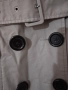 Нов дамски есенен шлифер тренчкот сиво бежов XS размер, снимка 4