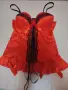Livco Corsettl S Червен сатенен корсет , снимка 5