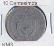 Панама 10 сентисимос де балбоа 1904 година, сребро 900 проба, грама 5, снимка 1