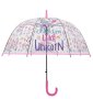 Автоматичен детски прозрачен чадър за дъжд еднорог Dream Like Unicorn 80,5 см, снимка 2