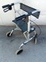 Инвалидна АЛУМИНИЕВА количка ролатор, проходилка, за хора в тежко положение,под наем или продажба, снимка 1