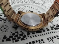 Esprit Rose Gold - rolex breitling style - неръждаема стомана с покритие розово злато !, снимка 5
