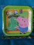 Парти чинийки Джордж Пепа пиг,чашки,салфетки,салмки,свирки,картонена торта,покани,покривка,медали, снимка 3