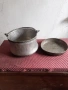 Медна, бакърена тава и котлел, менче, снимка 1