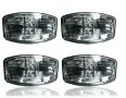 4 бр. Лед LED Правоъгълен Халоген за Тир, Камион – M710621, снимка 1