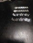 емблеми алуминиеви YAMAHA и INFINITY, снимка 1