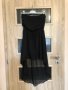 Асиметрична черна рокля Calliope, снимка 1 - Рокли - 29196428