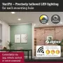 Вграден LED панел Paulmann Veluna VariFit 14W 3000K IP44 215x215 мм, снимка 2