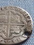 Сребърна монета 2 реала 1736г. Филип пети Севиля Испания 13647, снимка 5